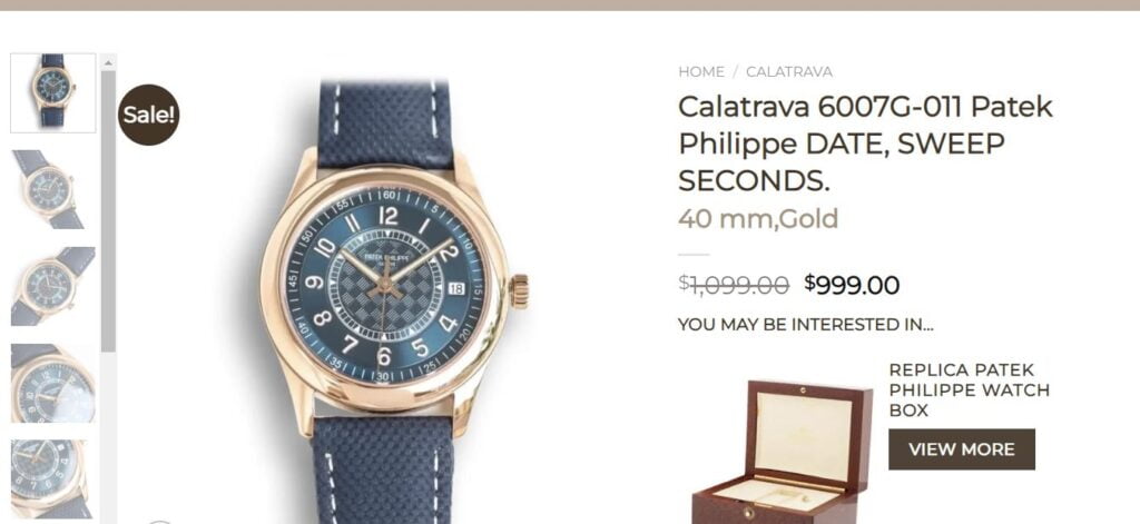 Calatrava 6007G-011 Patek